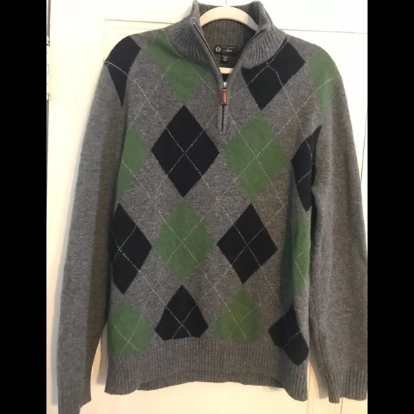 J Crew men’s lambs wool sweater half zip - Picture 1 of 1